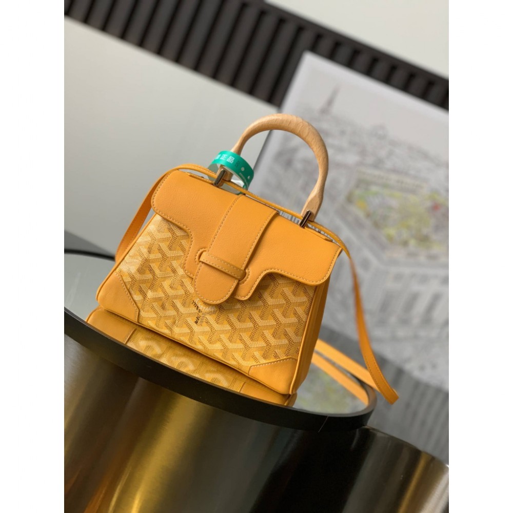 Goyard Saigon Souple Mini Bag Yellow LDBS247795