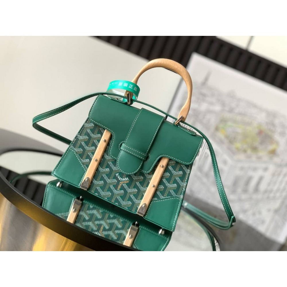 Goyard Saigon Structure Mini Bag Green LDBS247800