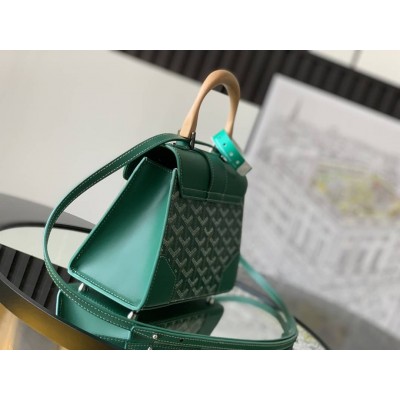 Goyard Saigon Structure Mini Bag Green LDBS247800