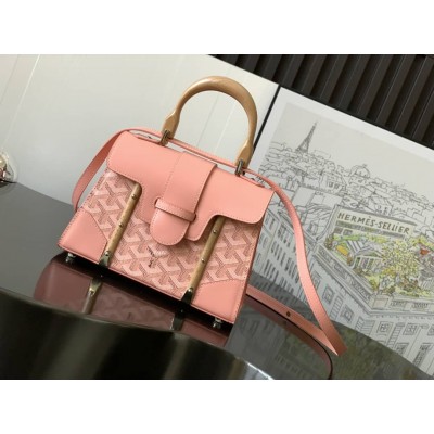 Goyard Saigon Structure Mini Bag Pink LDBS247805