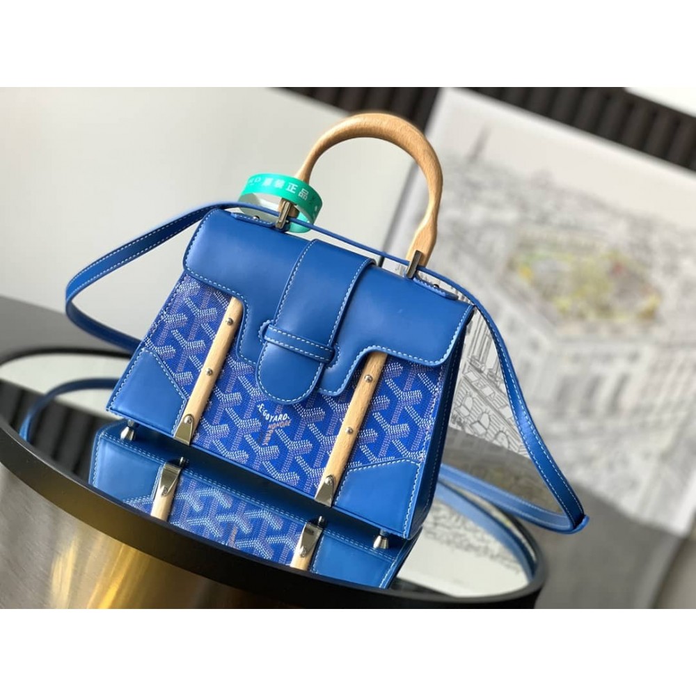 Goyard Saigon Structure Mini Bag Sky Blue LDBS247807