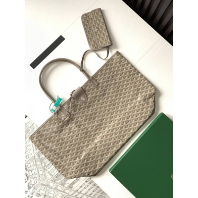 Goyard Saint Louis Goyardine Claire Voie GM Bag Khaki LDBS247900