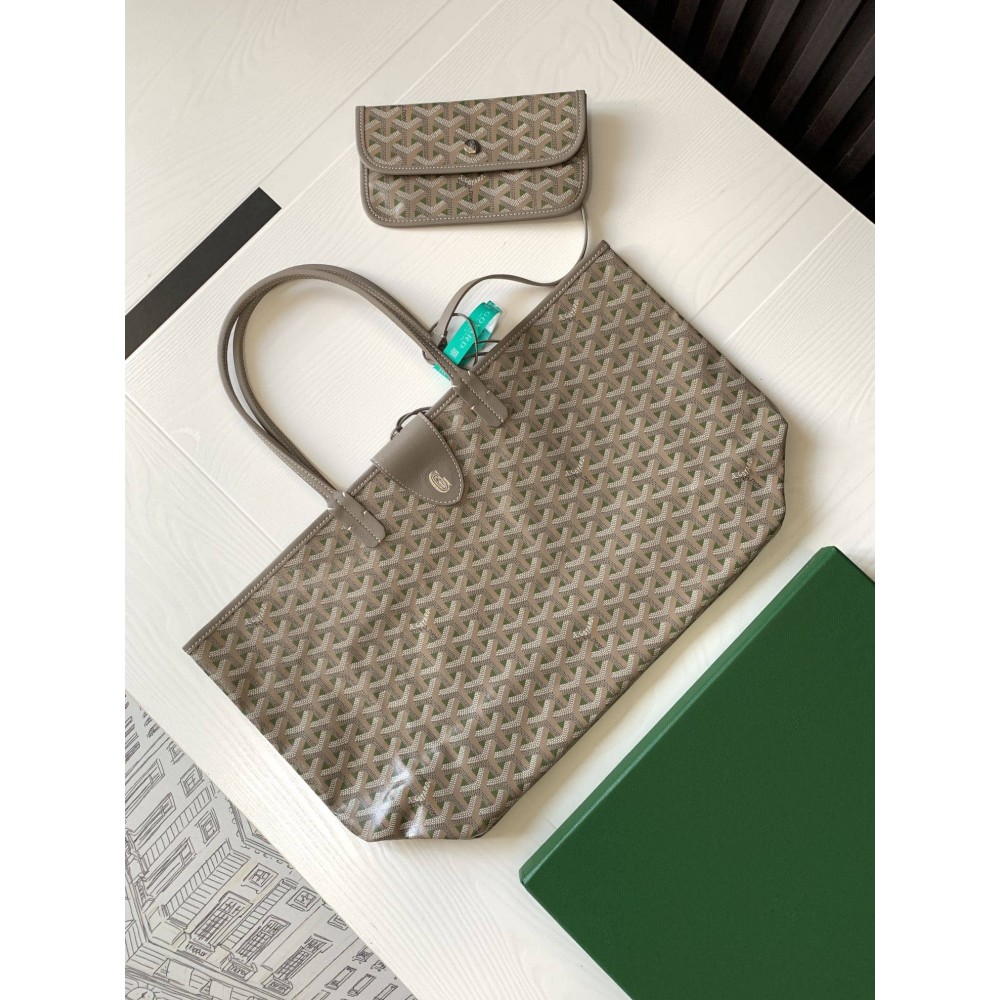 Goyard Saint Louis Goyardine Claire Voie PM Bag Khaki LDBS247903