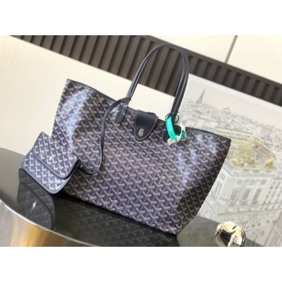 Goyard Saint Louis PM Bag Navy Blue LDBS247913