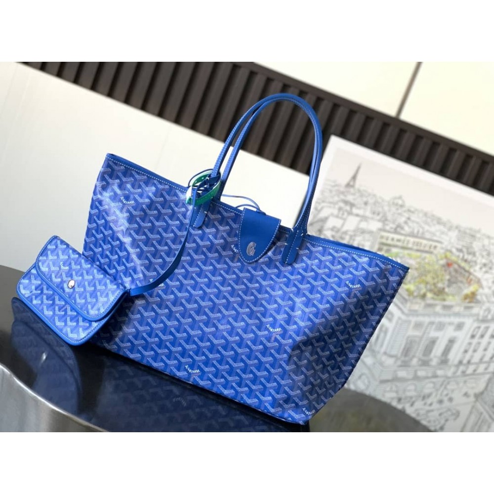 Goyard Saint Louis PM Bag Sky Blue LDBS247916