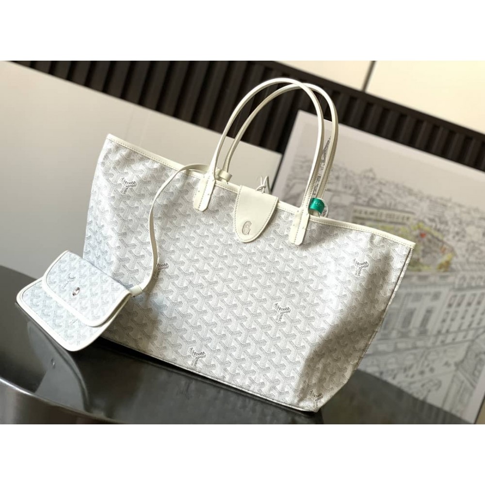 Goyard Saint Louis PM Bag White LDBS247917