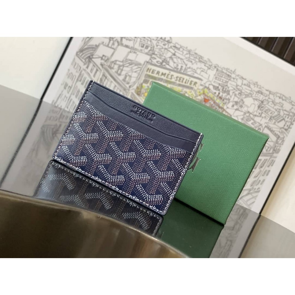 Goyard Saint-Sulpice Card Wallet Nave Blue LDBS248165