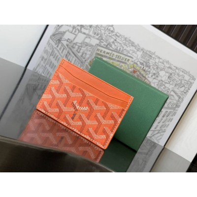 Goyard Saint-Sulpice Card Wallet Orange LDBS248166