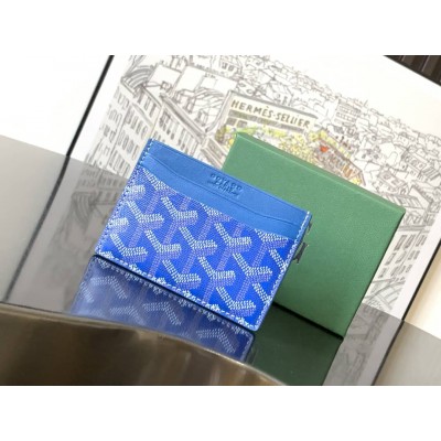 Goyard Saint-Sulpice Card Wallet Sky Blue LDBS248168