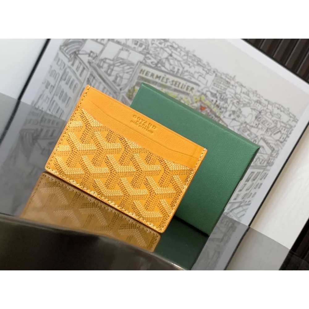 Goyard Saint-Sulpice Card Wallet Yellow LDBS248170