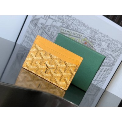 Goyard Saint-Sulpice Card Wallet Yellow LDBS248170