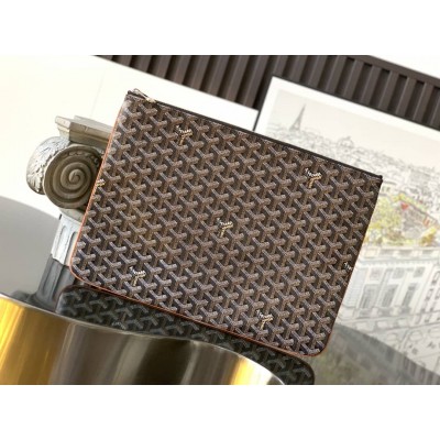 Goyard Senat GM Pouch Black & Tan LDBS247863