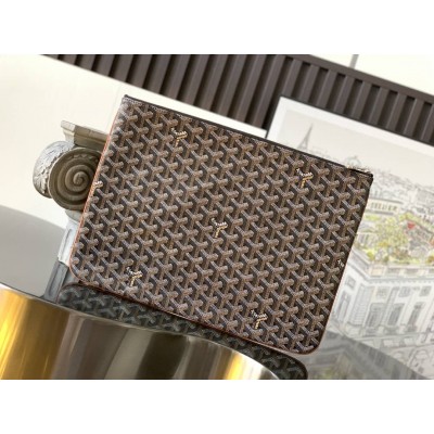 Goyard Senat GM Pouch Black & Tan LDBS247863