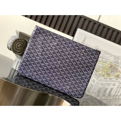 Goyard Senat GM Pouch Navy Blue LDBS247867