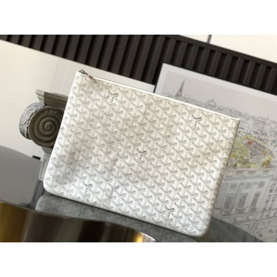 Goyard Senat GM Pouch White LDBS247870