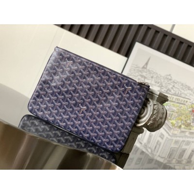 Goyard Senat MM Pouch Navy Blue LDBS247876