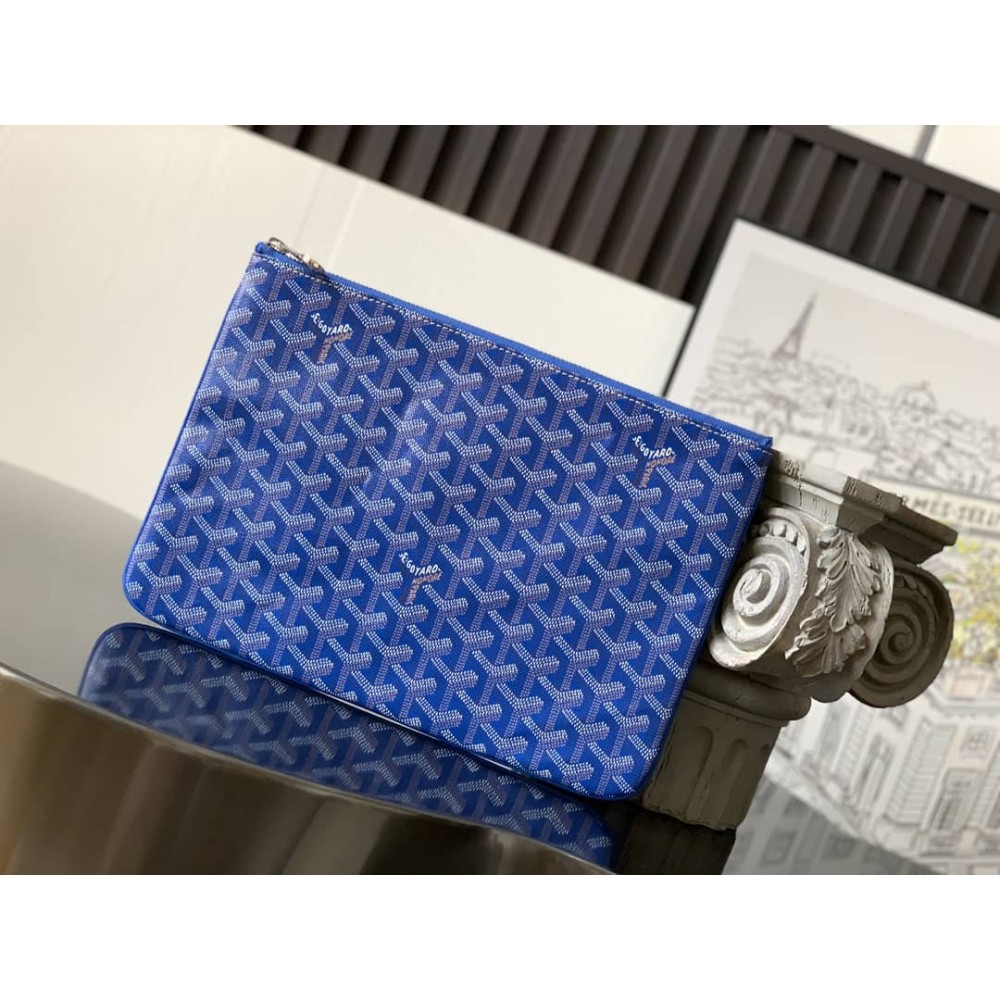 Goyard Senat MM Pouch Sky Blue LDBS247878