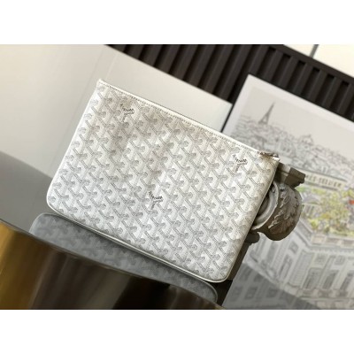 Goyard Senat MM Pouch White LDBS247879