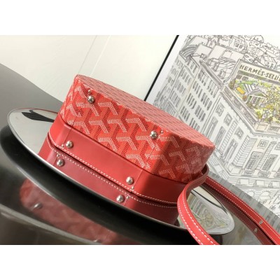 Goyard The Alto Hatbox Trunk Bag Red LDBS248083