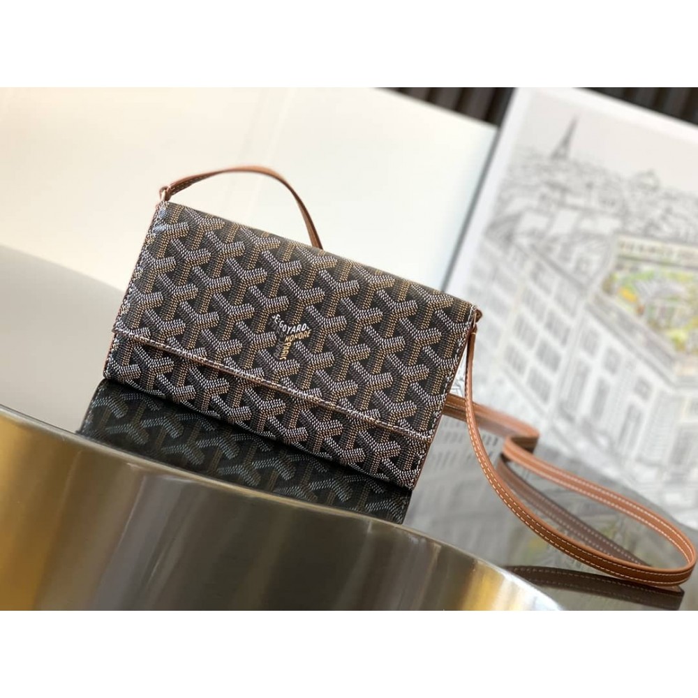 Goyard Varenne Continental Wallet Black & Tan LDBS248172