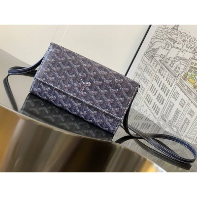 Goyard Varenne Continental Wallet Navy Blue LDBS248176