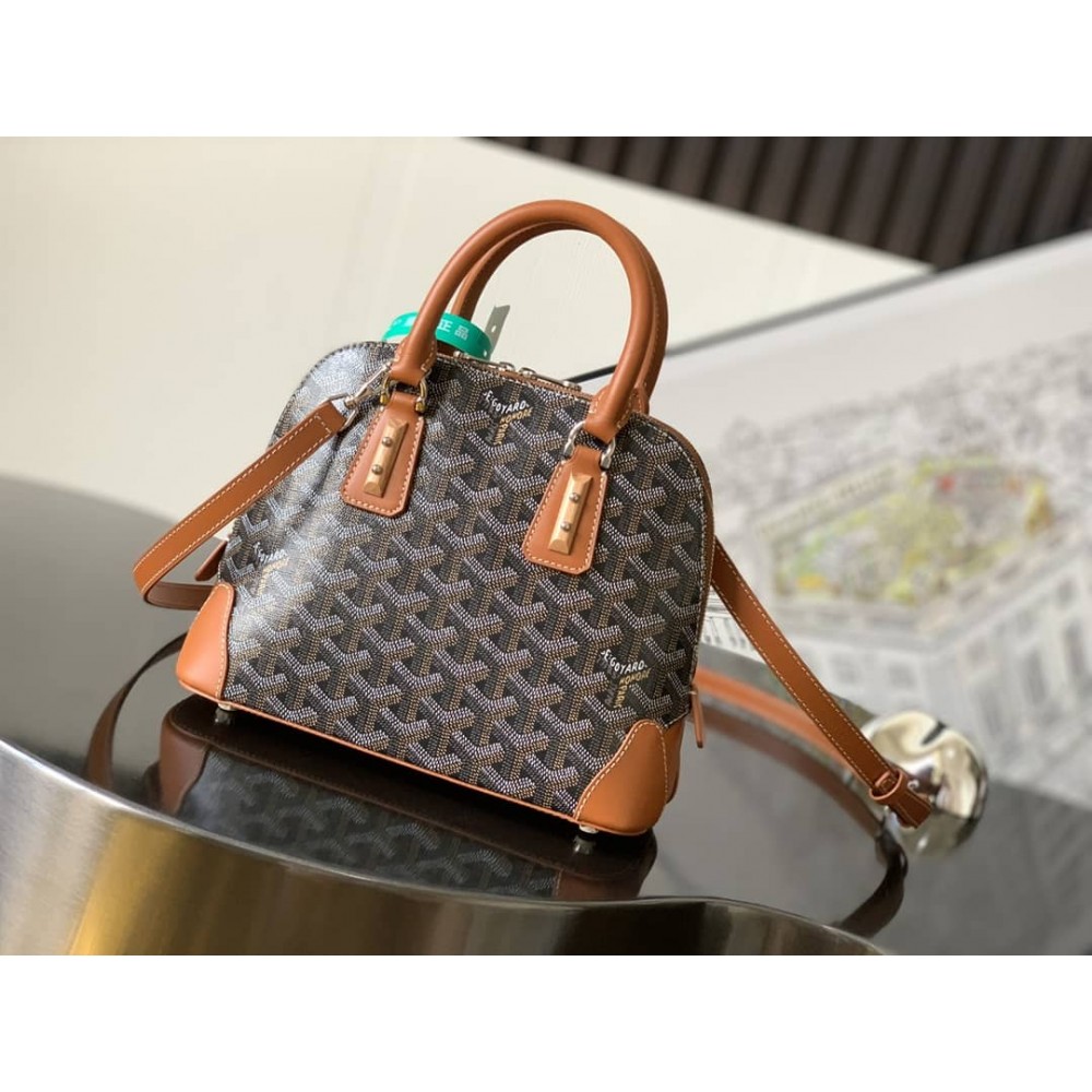 Goyard Vendome Mini Bag Black & Tan LDBS247778