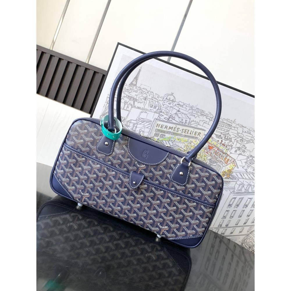 Goyard Vintage Bag Navy Blue LDBS248101