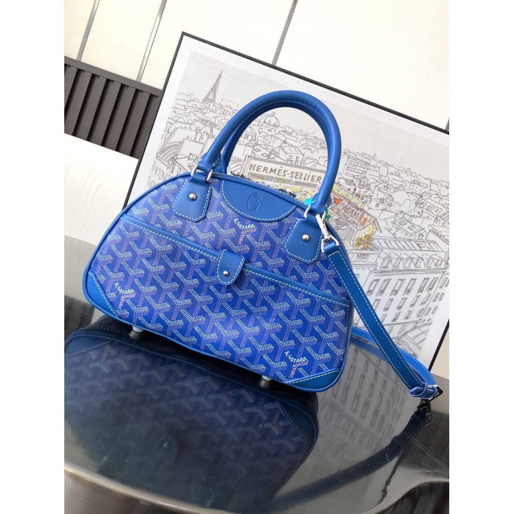 Goyard Vintage Bowling Bag Sky Blue LDBS248114