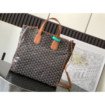 Goyard Voltaire Bag Black & Tan LDBS247963