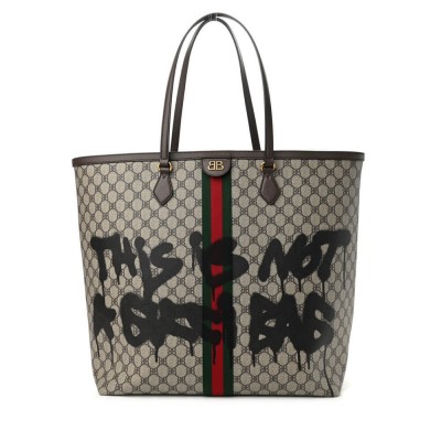 Balenciaga x Gucci Hacker Graffiti Large Tote Bag 680127 LDBS16146