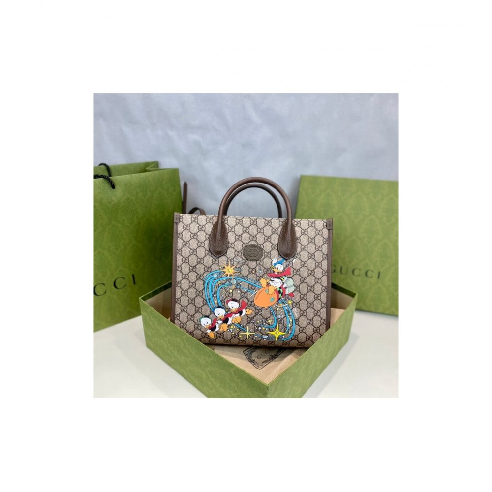 Disney x Gucci Donald Duck Tote Bag 648134 LDBS16243