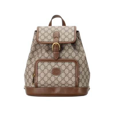 Gucci Backpack with Interlocking G in GG Supreme 674147 LDBS16139