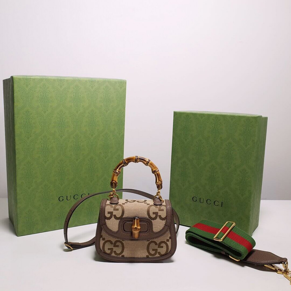 Gucci Bamboo 1947 Jumbo GG Mini Bag 686864 LDBS16256