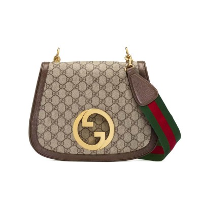 Gucci Blondie Medium Shoulder Bag With Round Interlocking G 699210 LDBS16184