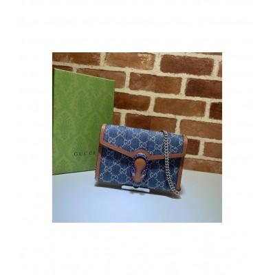 Gucci Denim Dionysus Mini Chain Bag 401231 LDBS16198