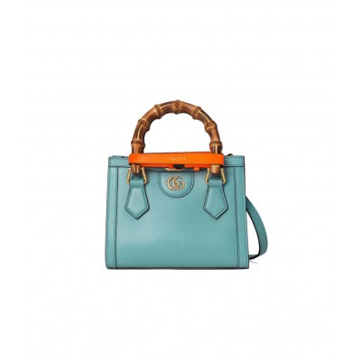 Gucci Diana Mini Tote Bag Light Blue 655661 LDBS16571