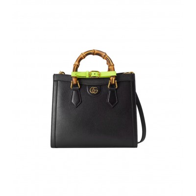 Gucci Diana Small Tote Bag Black 660195 LDBS16574