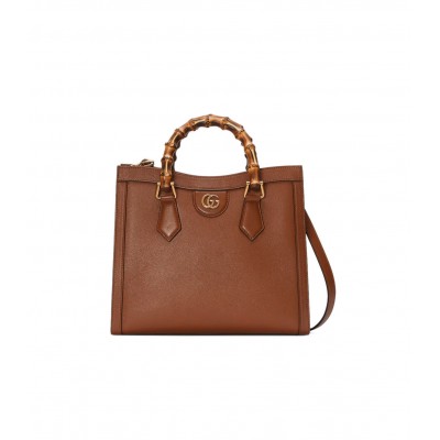 Gucci Diana Small Tote Bag Brown 660195 LDBS16575