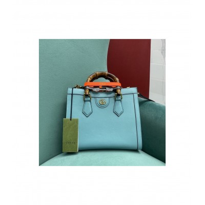 Gucci Diana Small Tote Bag Light Blue 660195 LDBS16578