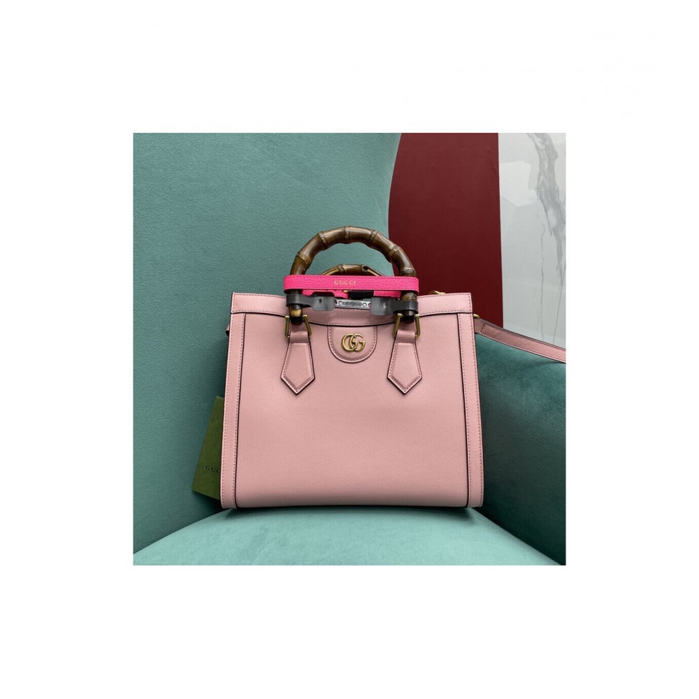 Gucci Diana Small Tote Bag Pink 660195 LDBS16579