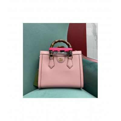 Gucci Diana Small Tote Bag Pink 660195 LDBS16579