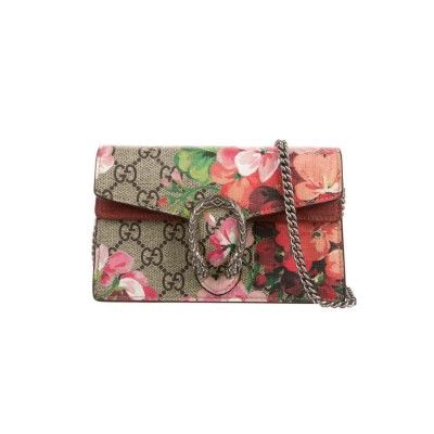 Gucci Dionysus GG Blooms Super Mini Bag Red 476432 LDBS16200