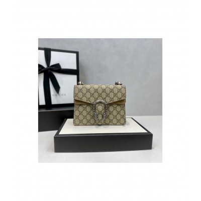 Gucci Dionysus GG Supreme Mini Bag Apricot 421970 LDBS16204