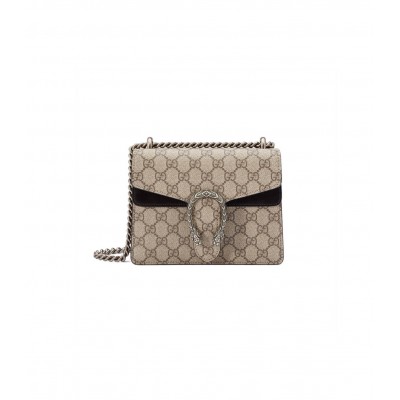 Gucci Dionysus GG Supreme Mini Bag Black 421970 LDBS16205