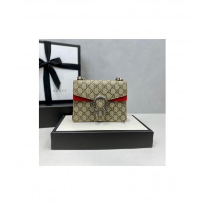 Gucci Dionysus GG Supreme Mini Bag Red 421970 LDBS16206