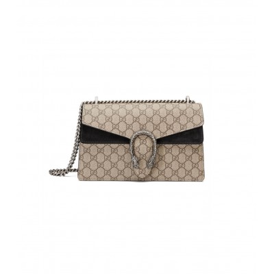 Gucci Dionysus Small GG Shoulder Bag Black 400249 LDBS16216