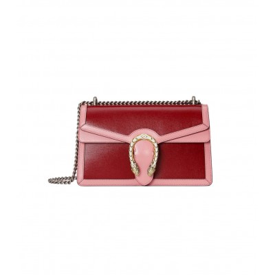 Gucci Dionysus Small Shoulder Bag Red and Pink Leather 400249 LDBS16226