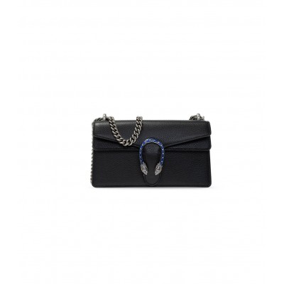 Gucci Dionysus Small Shoulder Bag in Black Leather 499623 LDBS16219