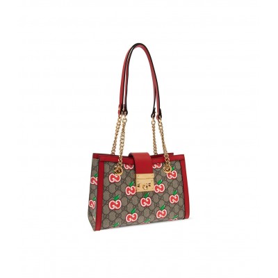 Gucci GG Apple Print Small Shoulder Bag 498156 LDBS16534