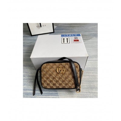 Gucci GG Canvas Matelasse Mini Bag Black 448065 LDBS16356